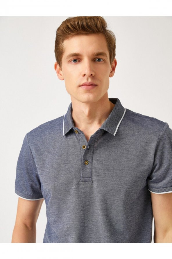 Basic Polo Yaka Tişört - 8