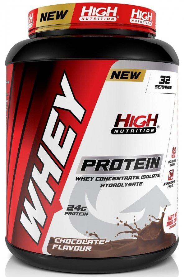 Nutrition Whey Protein 960 gr Çikolata Aromalı Protein Tozu 24 gram Protein