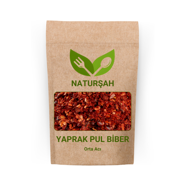 Naturşah Orta Acı Yaprak Pul Biber 100 Gr