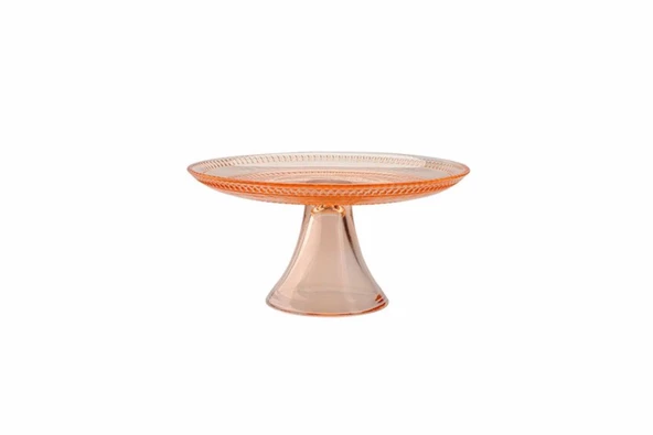 Porland Lina Turuncu Ayaklı Tabak 17 cm 04FIA002591