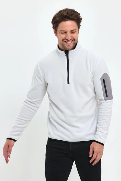 Exuma Yarım Fermuarlı Erkek Polar 2312002 - 3