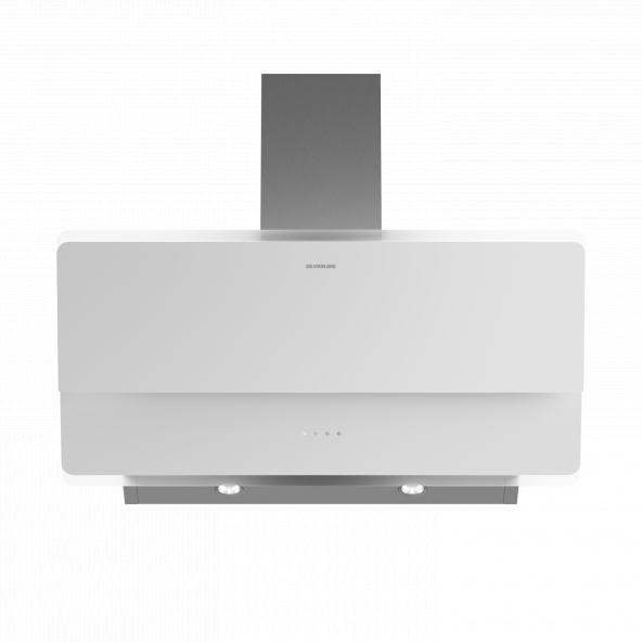 Silverline 3490 Oslo Beyaz Cam Davlumbaz 90 Cm - 2