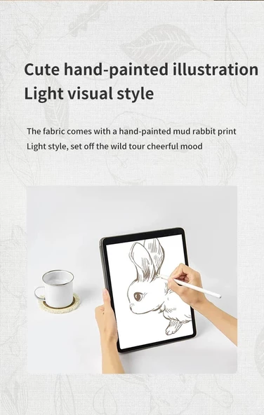 Naturehike Cute Mud Rabbit MT400 Zarf Trazı Pamuklu Uyku Tulumu -18°C  Laurel Left - Resim 12