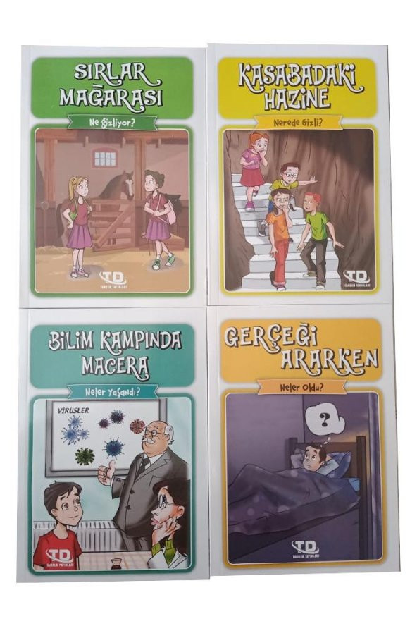 Macera Gezginleri 1 Paket 8 Kitap 3 ve 4 Sınıf Okuma Kitabı 80 Sayfa Renkli Baskı Hikaye Kitap Seti - 3