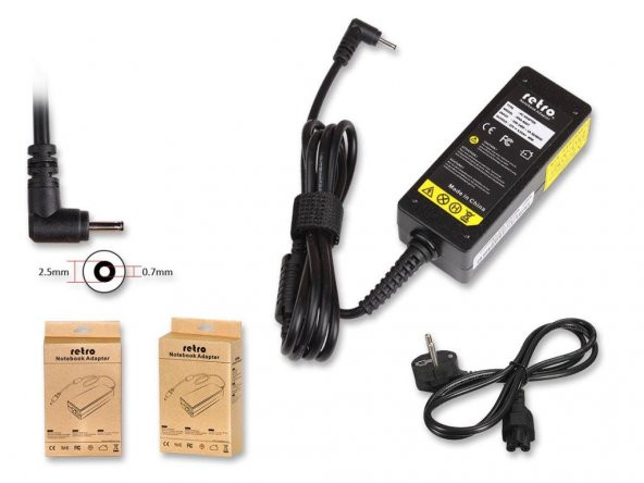 Samsung Ativ Tab 5 XE500T1C c 40W Notebook Tablet Adaptörü RNA-SG07