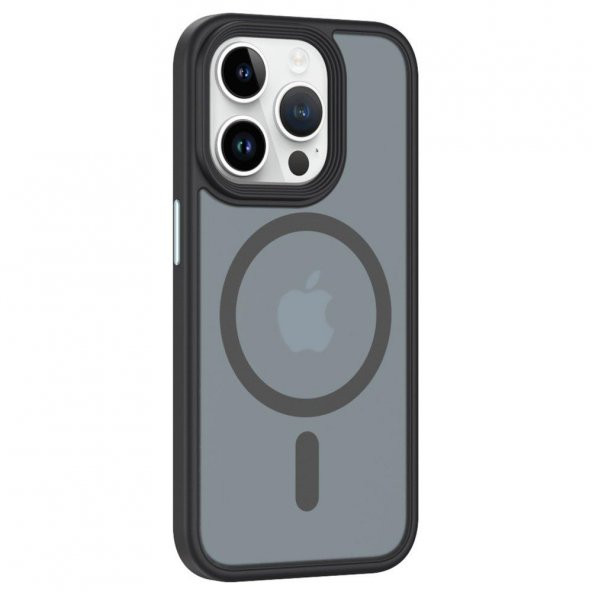 Vendas iPhone 15 Pro Max Uyumlu (15 Pro Max) Trex Serisi Magsafe Şarj Destekli Darbe Direçli Magic Smooth Kılıf