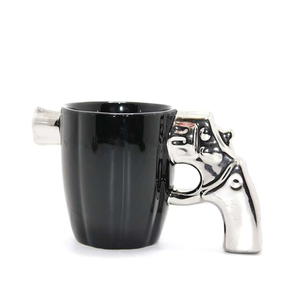 Porselen Silahlı Kupa Bardak Alk1189 Dekoratif Hediyelik ürün görseli 1