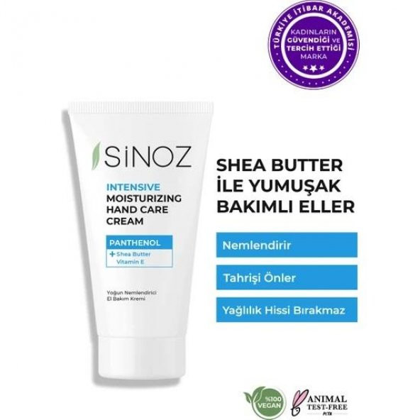Sinoz Yoğun Bakım El Kremi 50 Ml