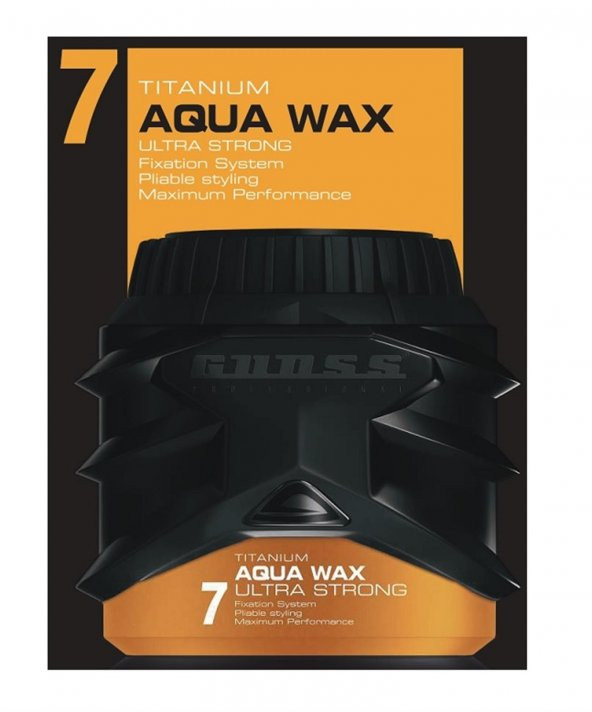 Gutss Şekillendirici Titanyum Aqua Wax 7 No 150 Ml