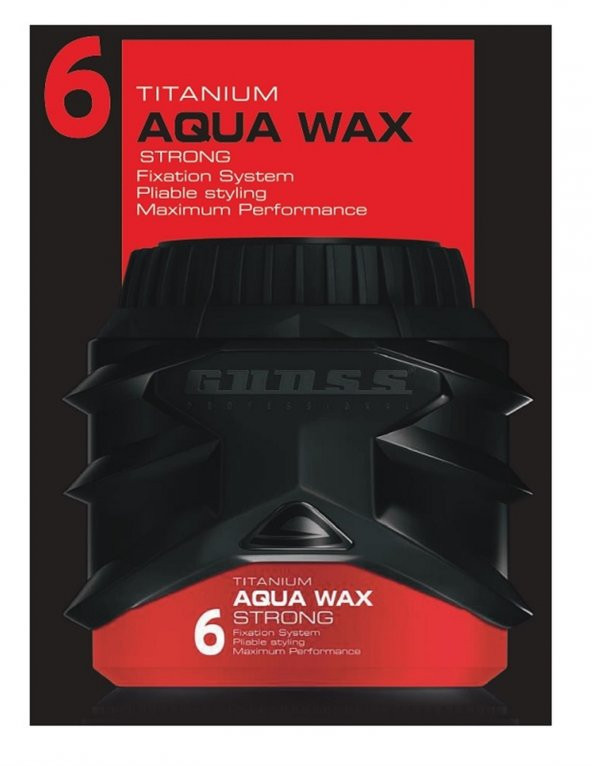 Gutss Şekillendirici Titanyum Aqua Wax 6 No 150 Ml