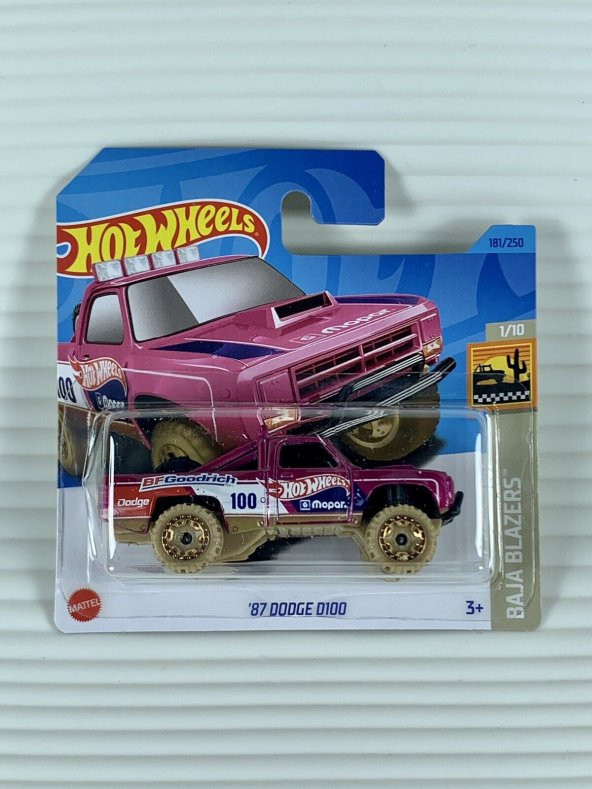 HOT WHEELS 2023 87 Dodge D100 181250 HW Baja Blazers 110 - HKG73