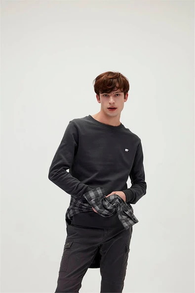 Bad Bear 20.02.12.012.KS-C02 Presage King Size Erkek Sweatshirt - Resim 2