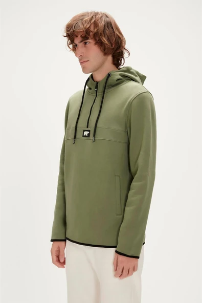 Bad Bear 19.02.27.027-C123 Defence Half-Zip Erkek Sweatshirt - 4