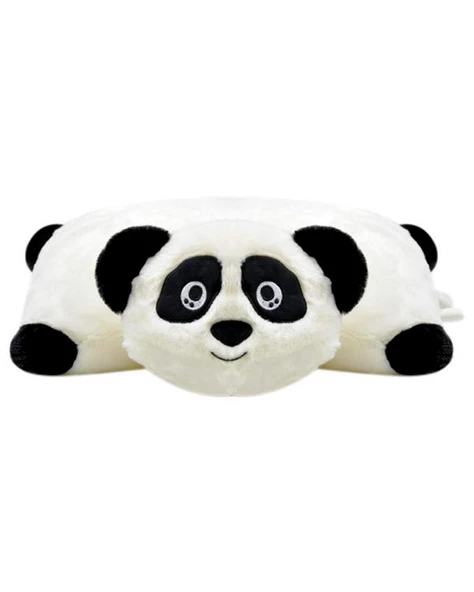 Selay Toys Pelüş Panda Yastık 40 cm Beyaz 1036