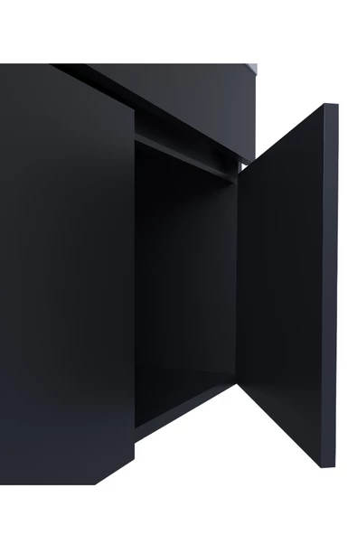 Teta Home Kahire 80cm Antrasit MDF Banyo Dolabı Seti - 3
