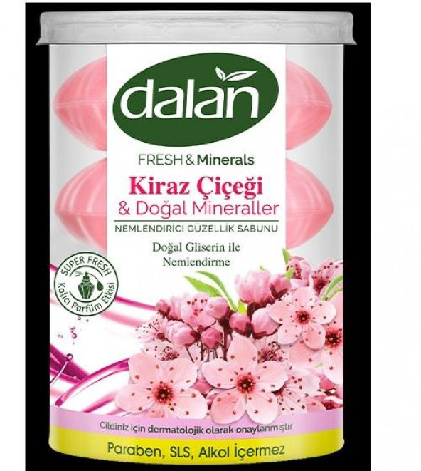 DALAN FRESH&MİNERALS KİRAZ ÇİÇEĞİ KUTULU SABUN 4x110 gr