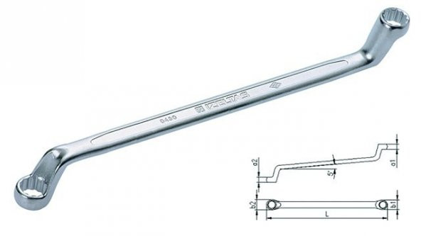 İzeltaş İki Ağız Anahtar Yıldız 34x36 mm 0430 03 3436 - 2