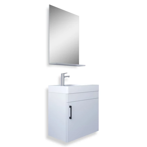 Teta Home Rio 45 Cm Banyo Dolabı Seti  Beyaz