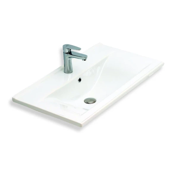 Teta Home Madrid 80 cm MDF Banyo Dolabı Seti ve Boy Dolabı  Antrasit - 4