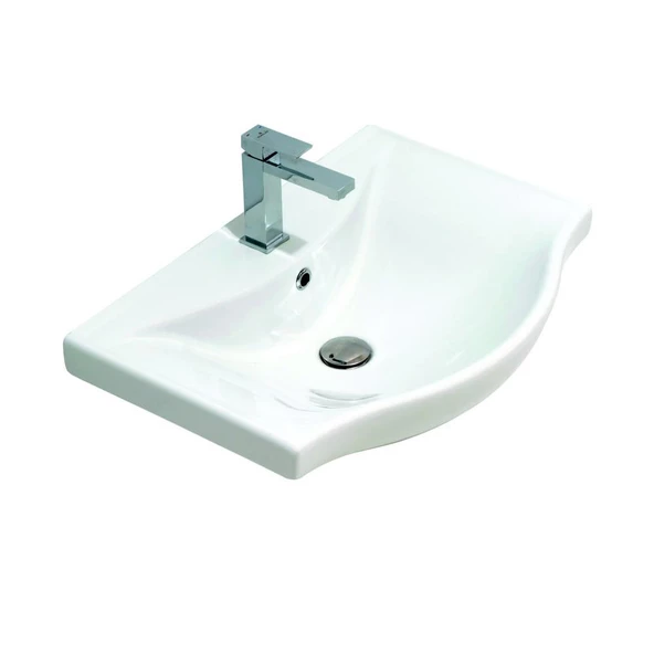 Teta Home Kahire 65 Cm Mdf Banyo Dolabı Seti  Beyaz - Resim 4