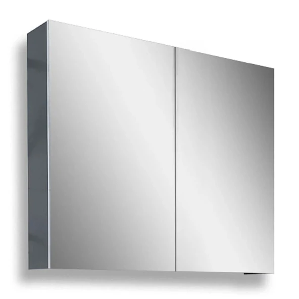 Teta Home Tokyo 65CM Mdf Banyo Üst Aynalı Dolap  Antrasit-Beyaz - 1