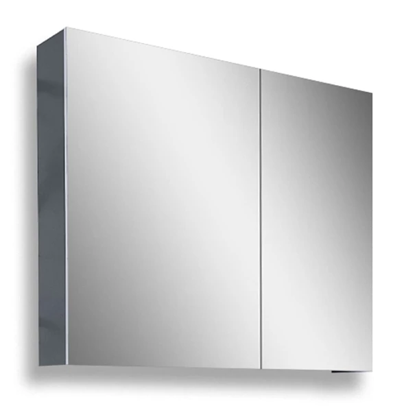 Teta Home Tokyo 65CM Mdf Banyo Üst Aynalı Dolap  Antrasit-Beyaz