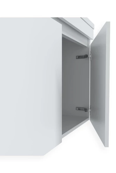 Teta Home Tokyo 65 cm Mdf Banyo Lavabolu Alt Dolap  Beyaz - 3