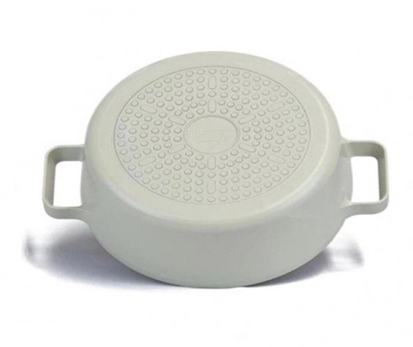 Neoflam Döküm Tencere Cam Kapaklı Fika Kısa 30cm Bej - 3