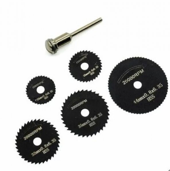 Rox Wood 0088 Hss Gravür Makinası Mini Testere Seti 6 Parça