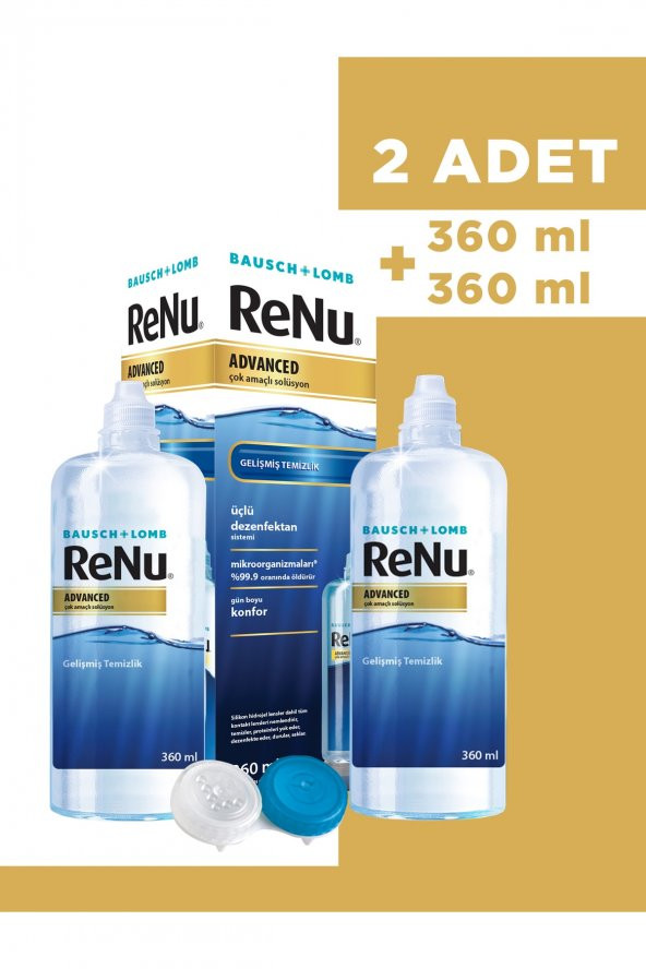 ® Advanced Lens Solüsyonu 360 Ml X 2 Adet