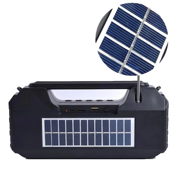 Concord SY978 Solar Güneş Enerji FM Radyo Bluetooth Hoparlör - 2