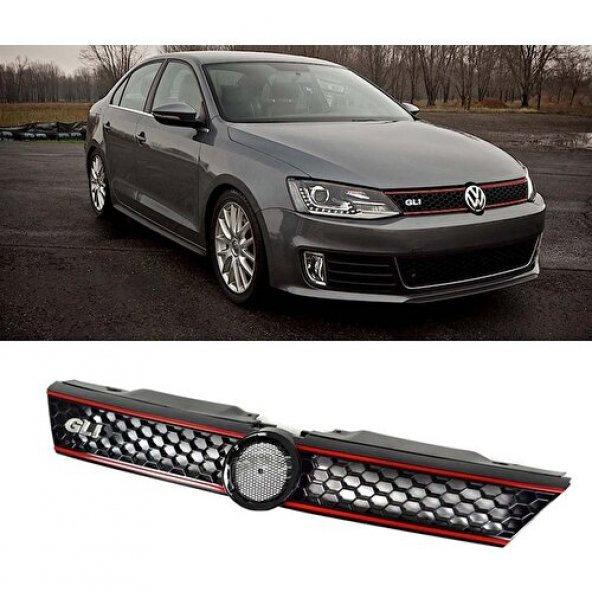 Jetta Gli Ön Panjur Izgara Kırmızı Şeritli 2011 / 2015 - 2