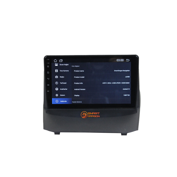 Ford Fiesta 2010-2017 Android Multimedya Kamera Dahil - 5