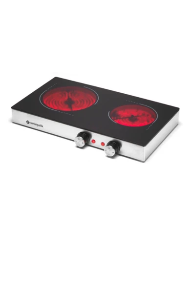 Eminçelik VC 02 K Vitroseramik Elektrikli 2'li Set Üstü Ocak - 3