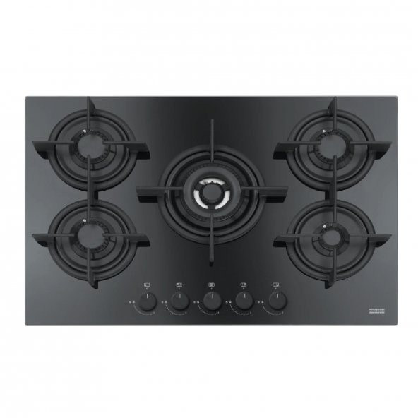 Franke FHCR 755 4G TC HE BK C Crystal Line Wok Gözlü Ankastre Ocak - 1