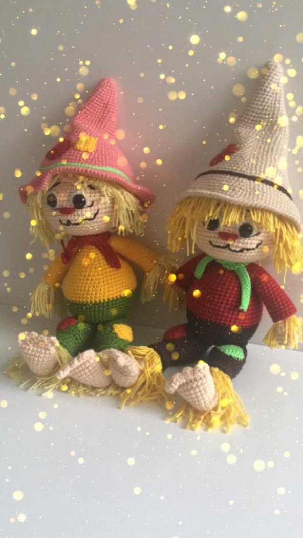 Şirin Korkuluklar Takımı Amigurumi Organik Oyuncak - 2