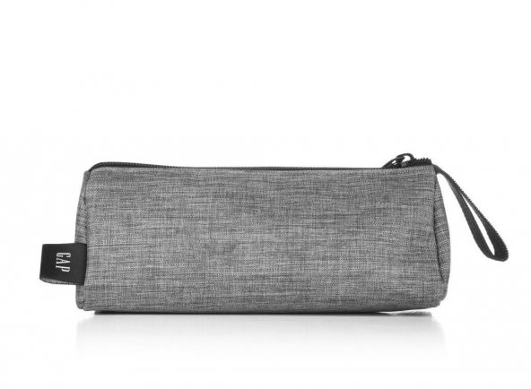 GAP Orijinal Kalem Çantası Tek Bölme Gri Melanj - 3