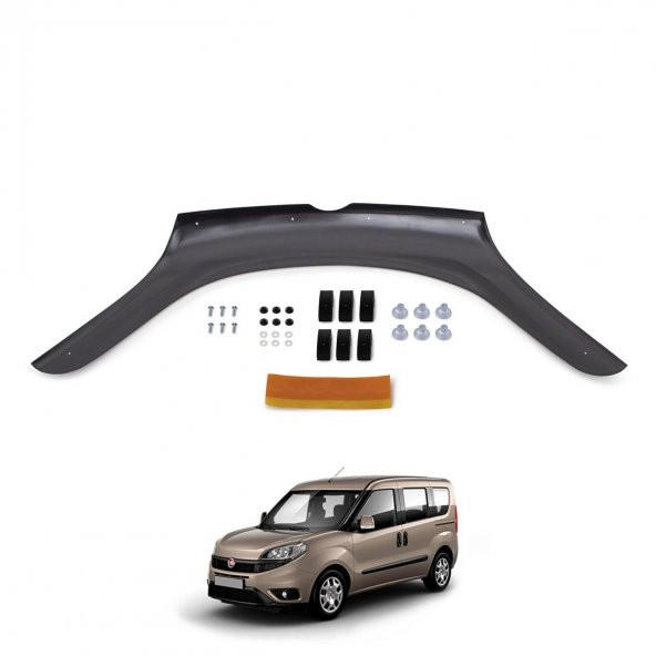 Fiat Doblo Ön Kaput Koruyucu Rüzgarlığı 2015 2016 2017 2018 2019 2020 2021 2022 2023