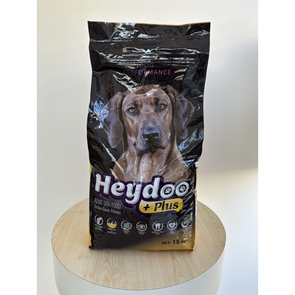 HEYDOO PLUS YÜKSEK PROTEİN YETİŞKİN KÖPEK MAMASI 15 KG