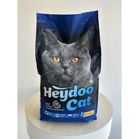 HEYDOO YETİŞKİN KEDİ MAMASI 12 KG