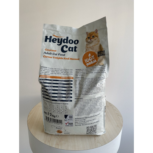Heydoo Gurme Tavuklu Renkli Taneli Yetişkin Kedi Maması 12 kg - 3