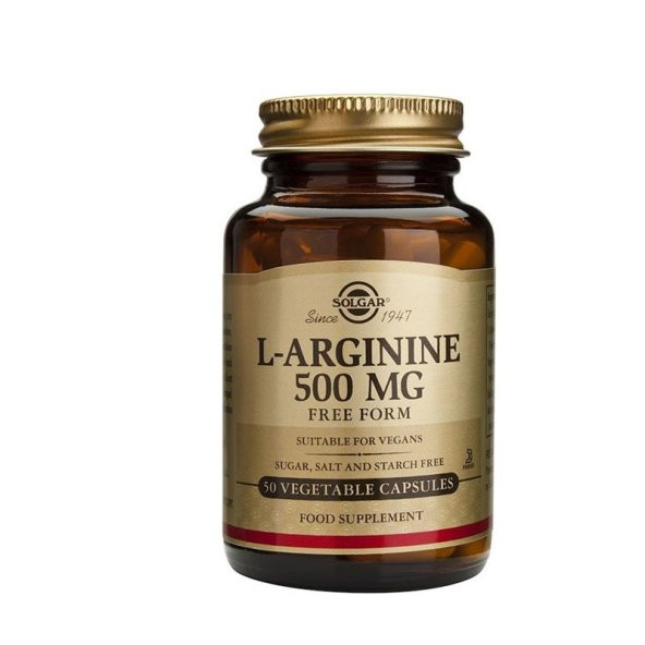 Solgar L-Arginine 500 mg 50 Kapsül ürün görseli 1