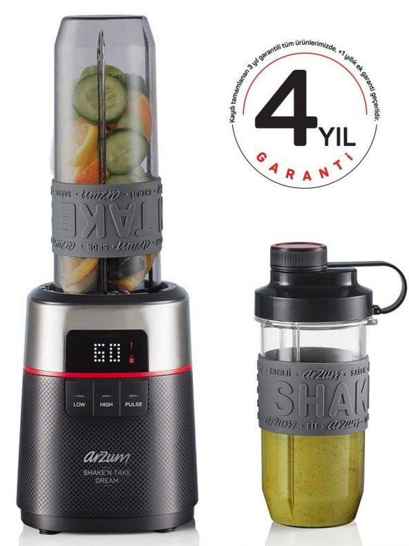 Arzum Ar1148 Shake'n Take Dream Kişisel 500 W Smoothie Blender