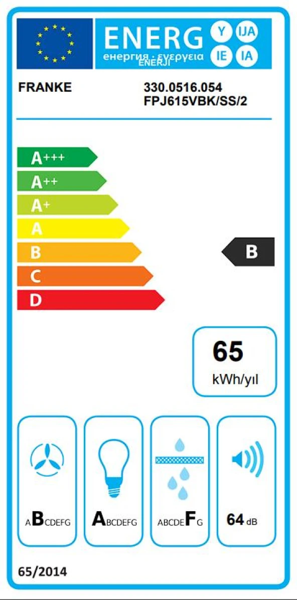 FRANKE FPJ 615 V BK/SS SİYAH DAVLUMBAZ - 3