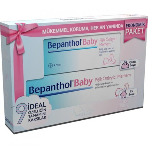Bepanthol Baby Pişik Önleyici Bakım Kremi 100 + 50 gr Combo Avantaj Paketi