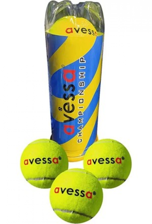 AVESSA TT-500 TENİS TOPU ANTREMAN TÜP AMBALAJ 3LÜ