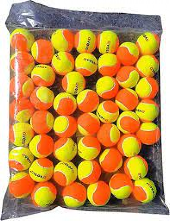 AVESSA TT-7 TENİS TOPU TURUNCU 7 YAŞ ÇOCUK POŞETTE 48Lİ