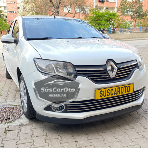 Renault Symbol 2013-2020 Uyumlu Üniversal Astra H lip Esnek Ön Lip 2 Parça Tampon Altı Dil Karlık Ön Ek - 2