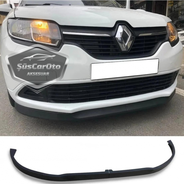 Renault Symbol 2013-2020 Uyumlu Üniversal Astra H lip Esnek Ön Lip 2 Parça Tampon Altı Dil Karlık Ön Ek - 3