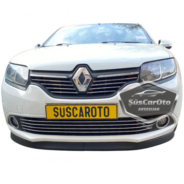 Renault Symbol 2013-2020 Uyumlu Üniversal Astra H lip Esnek Ön Lip 2 Parça Tampon Altı Dil Karlık Ön Ek - 7